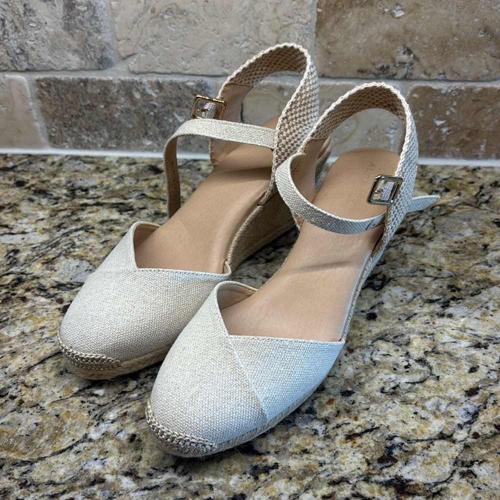 Wedge Espadrilles- Like New